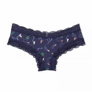 Victoria’s Secret PINK Lace-Trim Cheekster Panty